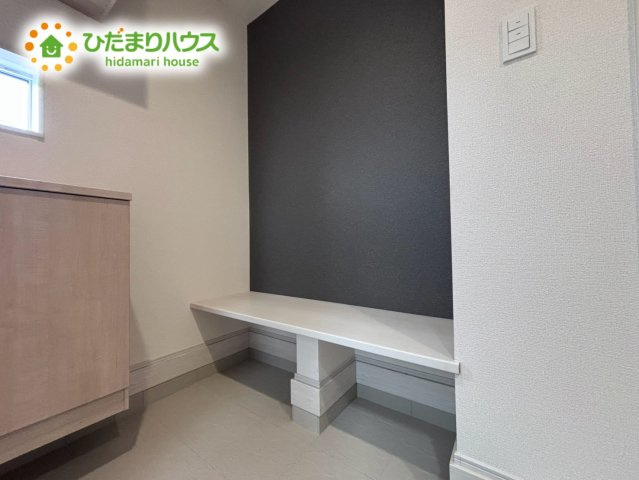 北本市中丸7丁目　新築戸建　ブルーミング01の構造・工法・仕様|玄関カウンター