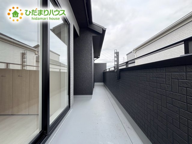 北本市中丸7丁目　新築戸建　ブルーミング01のバルコニー