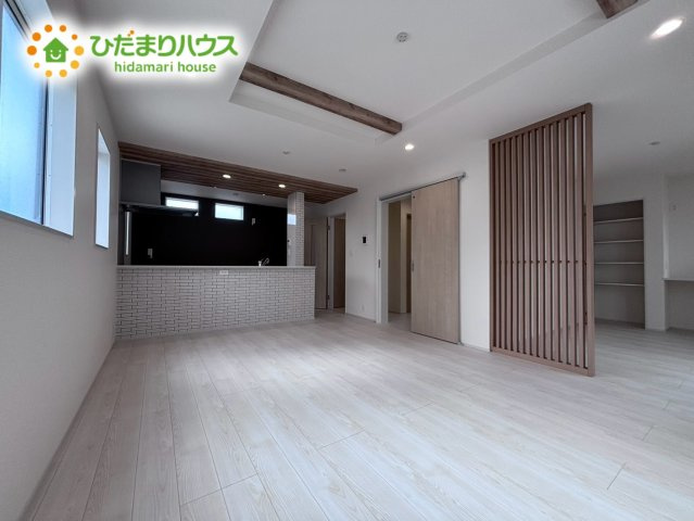 北本市中丸7丁目　新築戸建　ブルーミング01の居間・リビング|LDK：20.75帖