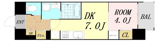 セイワパレス本町東　の間取り
