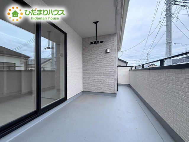 北本市中丸7丁目　新築戸建　ブルーミング02のバルコニー