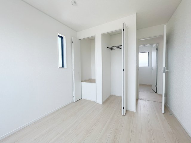 新築戸建・新築建売　伊勢崎市境米岡第3　境東小学校・境南中学校の収納|クローゼット収納+物入収納！