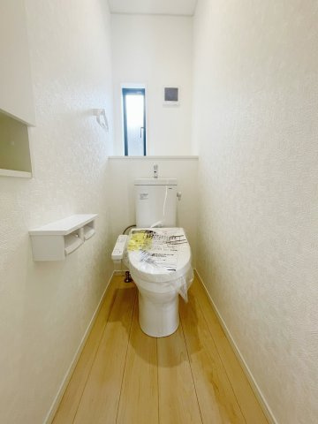 新築戸建・新築建売　伊勢崎市境米岡第3　境東小学校・境南中学校のトイレ|あると嬉しい複数トイレ！朝やお出かけ前の混雑を緩和！