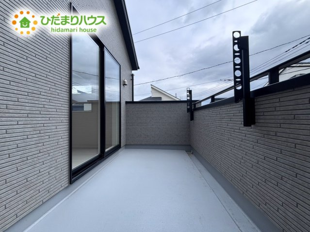 北本市中丸7丁目　新築戸建　ブルーミング03のバルコニー