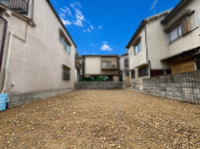 向日市森本町石田　　の前面道路含む現地写真|落ち着いた採光のとれる北向きの敷地は最近好まれる方も増えています！