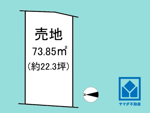 尼崎市大庄西町2丁目の土地図