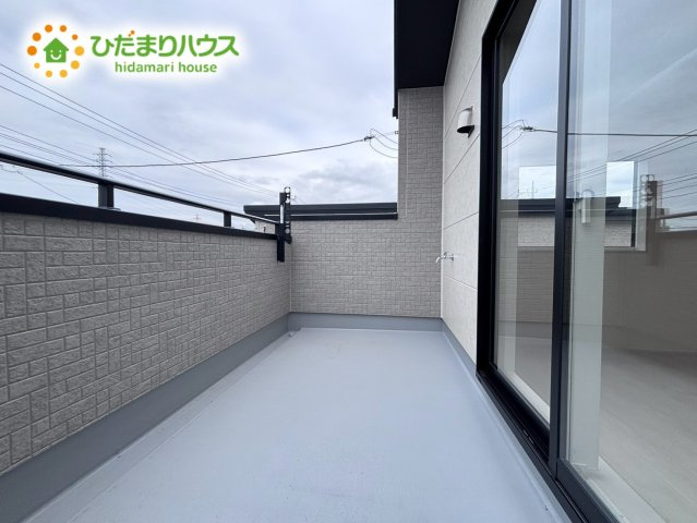 北本市中丸7丁目　新築戸建　ブルーミング06のバルコニー