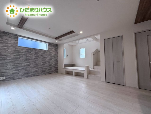 北本市中丸7丁目　新築戸建　ブルーミング06の居間・リビング|LDK：20帖