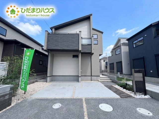 北本市中丸7丁目　新築戸建　ブルーミング06の駐車場|※空は加工しています