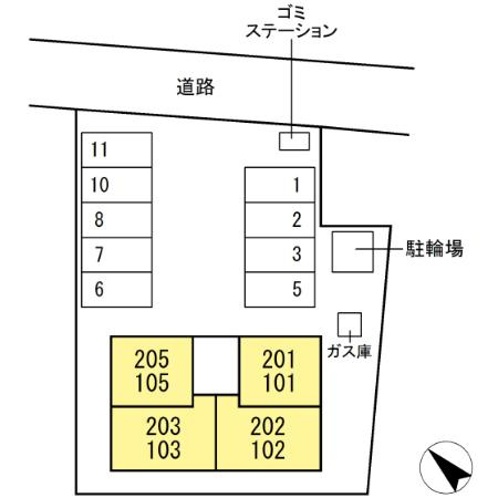 サンライトSの区画図
