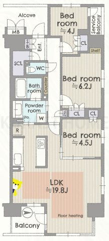 プレミスト京都西院　9階