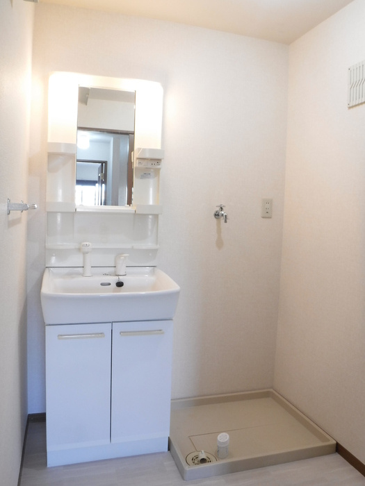 ロイヤルクレッセント西登戸の独立洗面台