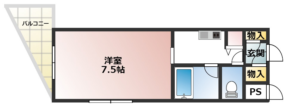 メゾンエルセラーンの間取り