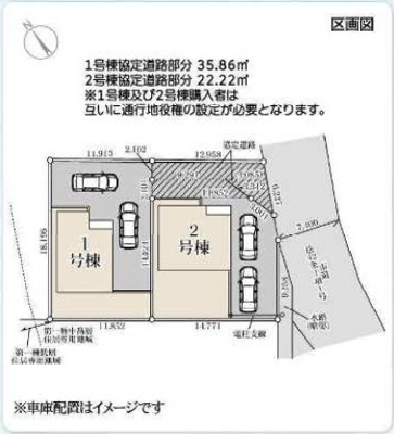 【区画図】 | Livele Garden.S古河諸川第13　 | 
