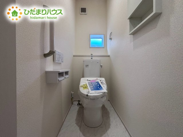 北本市中丸7丁目　新築平屋戸建　ブルーミング07のトイレ