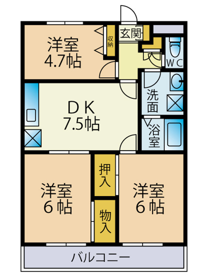 【間取り】 | セミーランドヒル