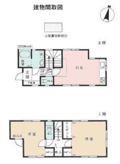 【間取り】 | 2DKは、ダイニングキッチンと二つの居室がある間取りです。夫婦やカップル、小さなお子さんのいるご家庭などにに向いています。食事スペースとくつろぎの場を分けられ、それぞれの個室も確保できるのが魅力です。