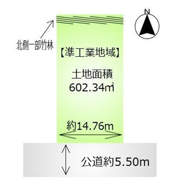 【サンスターホーム】青梅市千ヶ瀬町5丁目　180坪売地の土地図