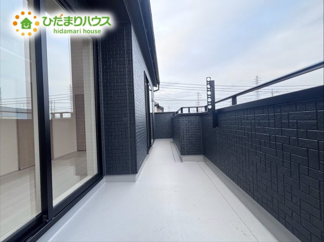 北本市中丸7丁目　新築戸建　ブルーミング11のバルコニー