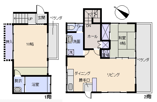 函南町　南箱根ダイヤランドの間取り