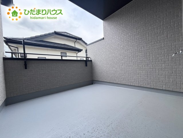 北本市中丸7丁目　新築戸建　ブルーミング09のバルコニー