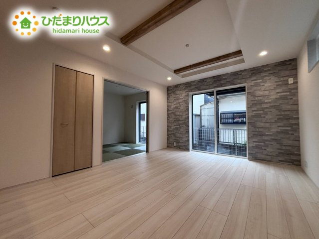 北本市中丸7丁目　新築戸建　ブルーミング09の居間・リビング