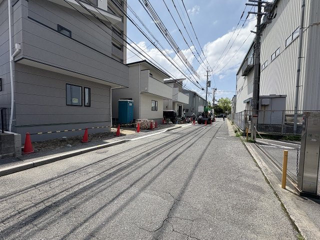 【その他】 | 福岡市東区原田4丁目3期　1号棟（全3棟）【仲介手数料無料・0円】 | 現地写真。前面道路です。