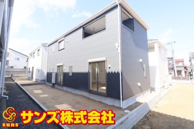 郡山市並木５丁目　　　　５号棟　　　大島小学校、郡山第５中学区の外観|南東側から見た外観