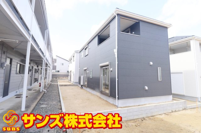 郡山市並木５丁目　　　　５号棟　　　大島小学校、郡山第５中学区の外観|南東側から見た外観