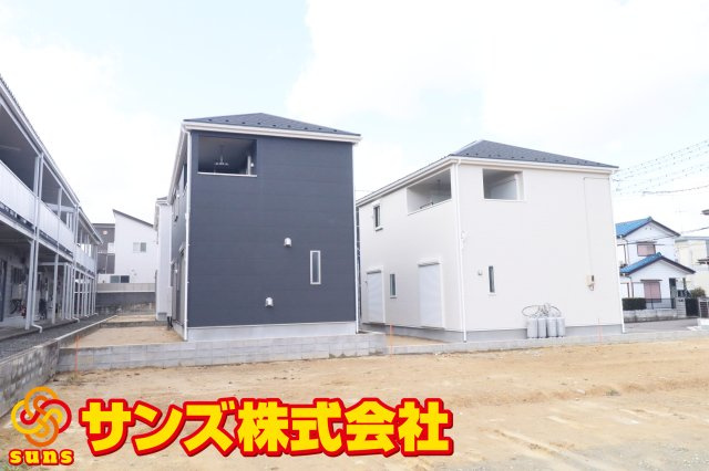 郡山市並木５丁目　　　　５号棟　　　大島小学校、郡山第５中学区の外観|東側から見た外観