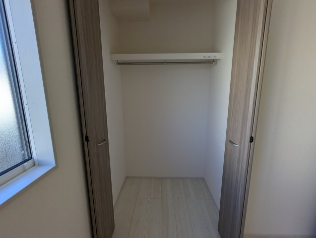 水戸市赤塚1丁目の収納|各お部屋に収納があり、お部屋がすっきりとお使いいただけます。