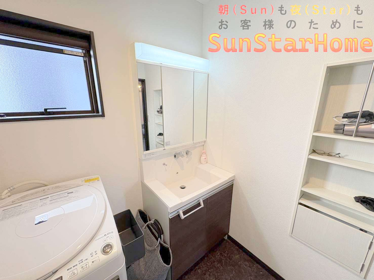 【※サンスターホーム限定物件】羽村市羽西1丁目　築浅中古戸建ての独立洗面台