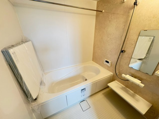 新築戸建　富士市宮島８期　全3区画　3号棟166.17㎡（50.26坪）の浴室|日々の疲れを癒すお風呂付です