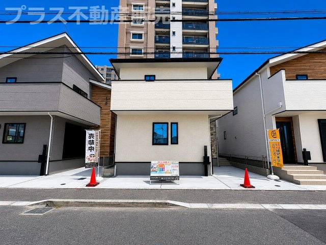 【外観】 | 福岡市東区原田4丁目3期　2号棟（全3棟）【仲介手数料無料・0円】 | 現地写真。同じ物件を見るなら、プラス不動産販売にお任せ下さい。