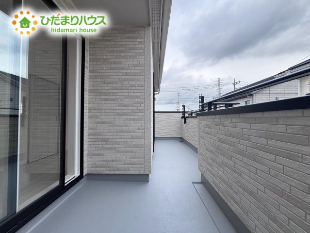 北本市中丸7丁目　新築戸建　ブルーミング08のバルコニー
