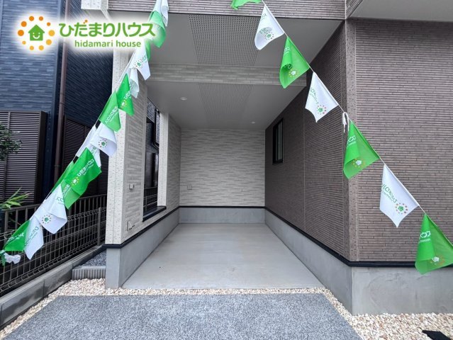 北本市中丸7丁目　新築戸建　ブルーミング08の駐車場