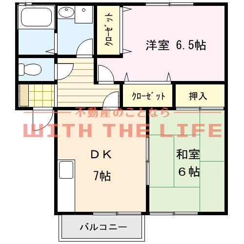 セジュールヒルサイドの間取り|間取り図です