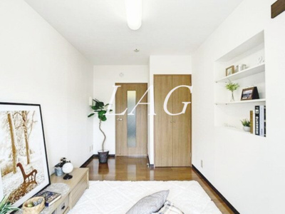 【居間・リビング】 | 登戸ハイツ | 洋室のお部屋です。（家具家電はつきません）