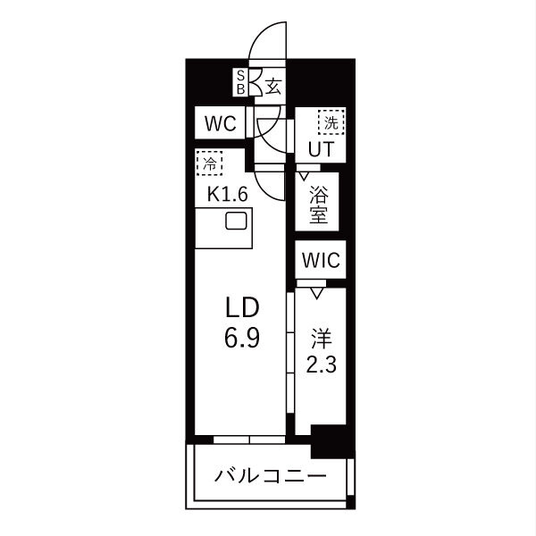 メイクスアート名古屋城西の間取り