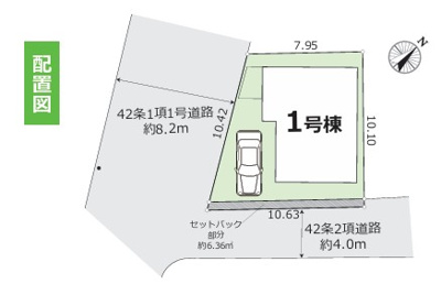 【区画図】 | 綾瀬市寺尾釜田3丁目 新築戸建 全1棟