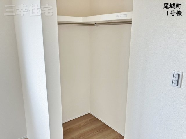 碧南市尾城町1号棟の収納|2階の全部屋の収納はウォークインクローゼット