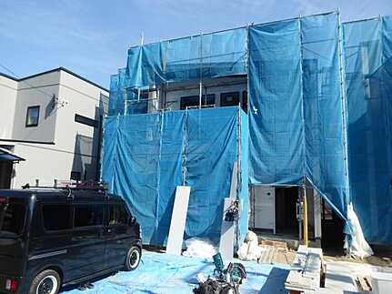 広島市安佐北区深川7丁目　新築一戸建て(全5棟)の外観