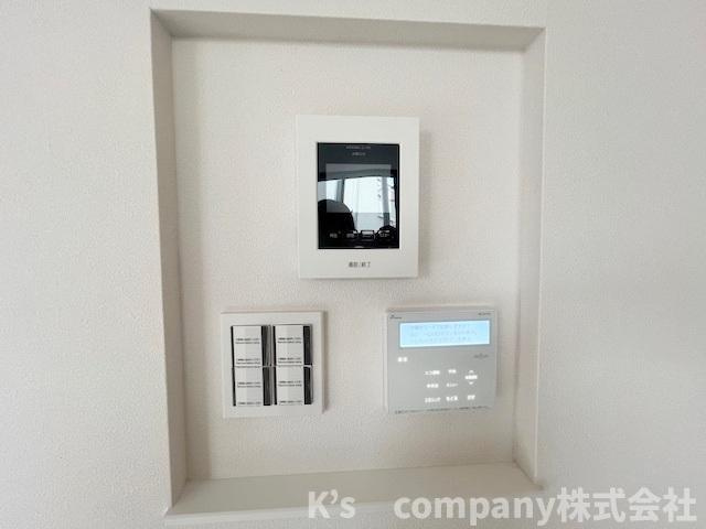 茅ヶ崎市東海岸南3丁目　新築戸建　1号棟のセキュリティ|訪問者の顔が確認できるモニター付きインターフォン☆