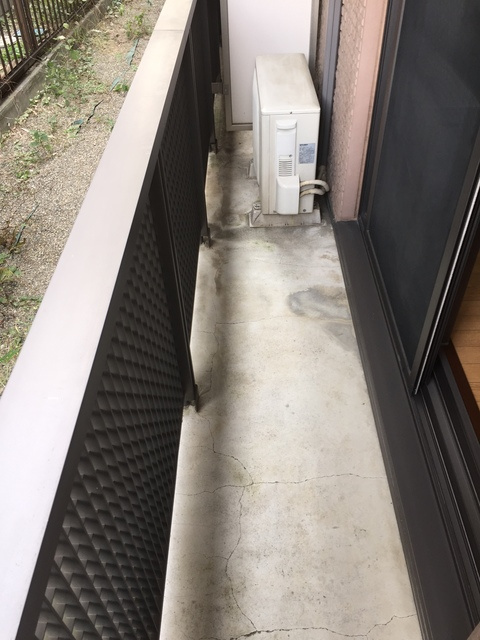 スカイハイツⅠのバルコニー