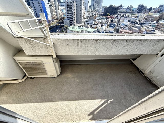 宮園キャピタルマンションのバルコニー