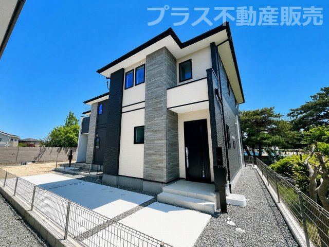 【外観】 | 福岡市東区三苫1丁目2期　2号棟（全4棟）【仲介手数料無料・0円】 | 現地写真。同じ物件を見るなら、プラス不動産販売にお任せ下さい。