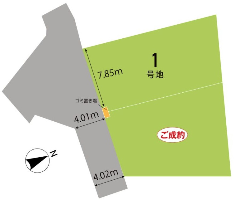 ★1(土)2(日)現地見学可能！★相楽郡精華町菱田西川原　ラスト1邸の区画図|全2区画