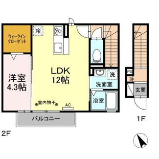 【間取り】 | Ｄ－ｒｏｏｍ金華山