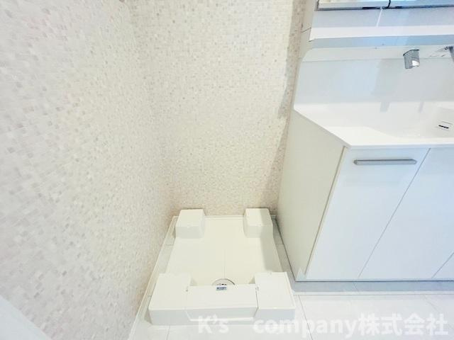 茅ヶ崎市東海岸南3丁目　新築戸建　2号棟のランドリースペース|洗濯機スペース◇