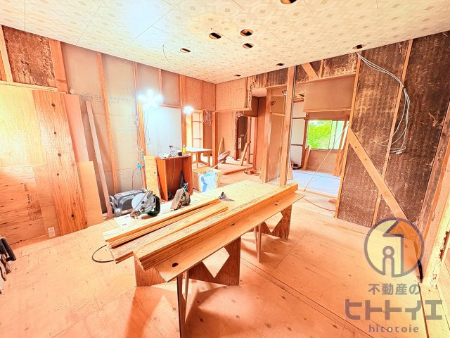 中古住宅)八女市酒井田の洋室|※リノベーション途中の写真です
